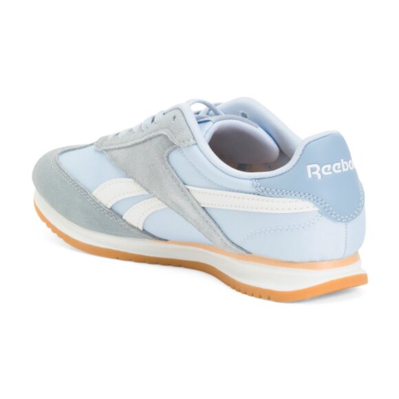 NEW REEBOK Fiori Low Profile Jogger Sneakers for women in Light Blue/white 72542 - Picture 2 of 9